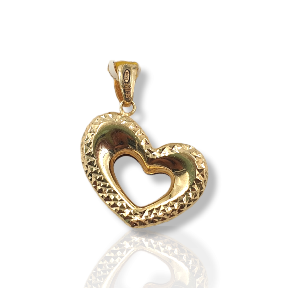 Heart Golden Charm