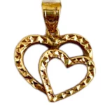 Double Heart Pendant