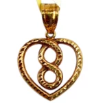 Infinity Heart Charm