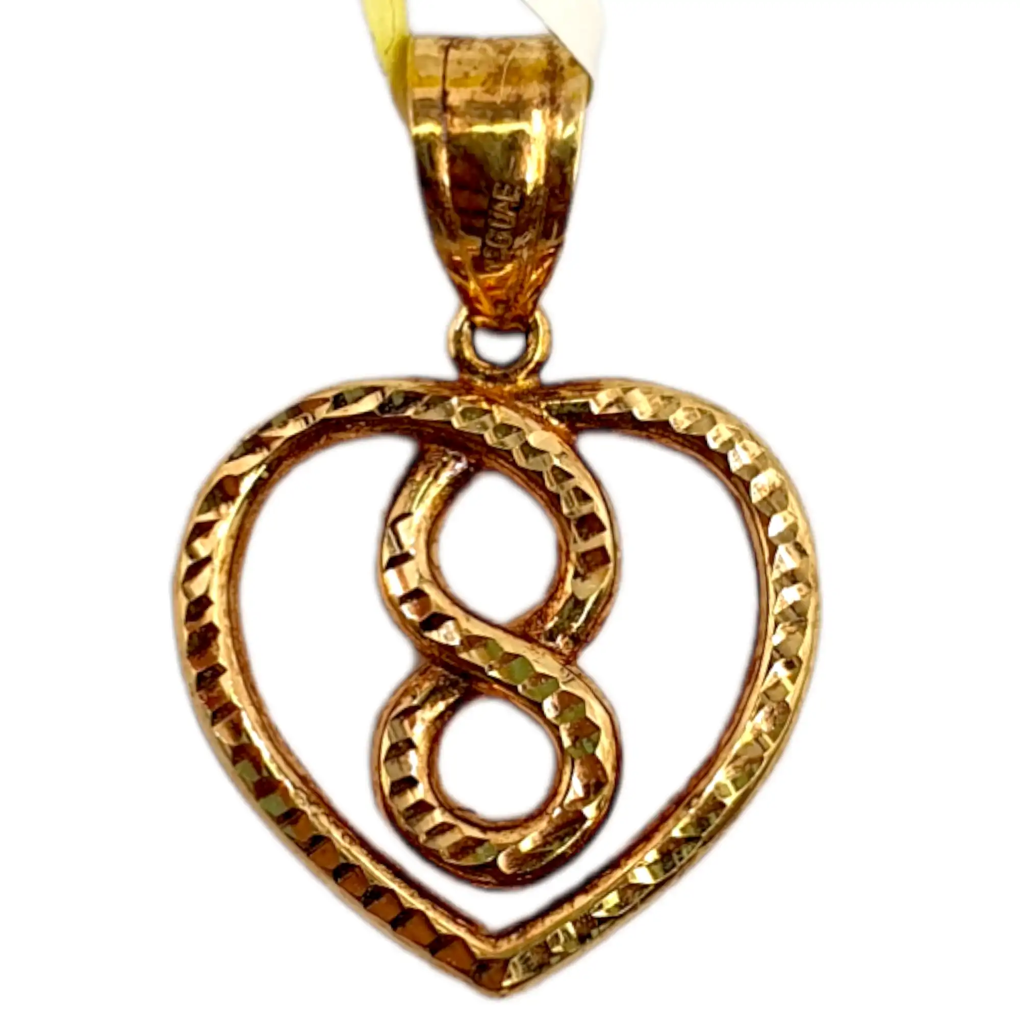 Infinity Heart Charm