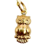 Golden Owl Charm