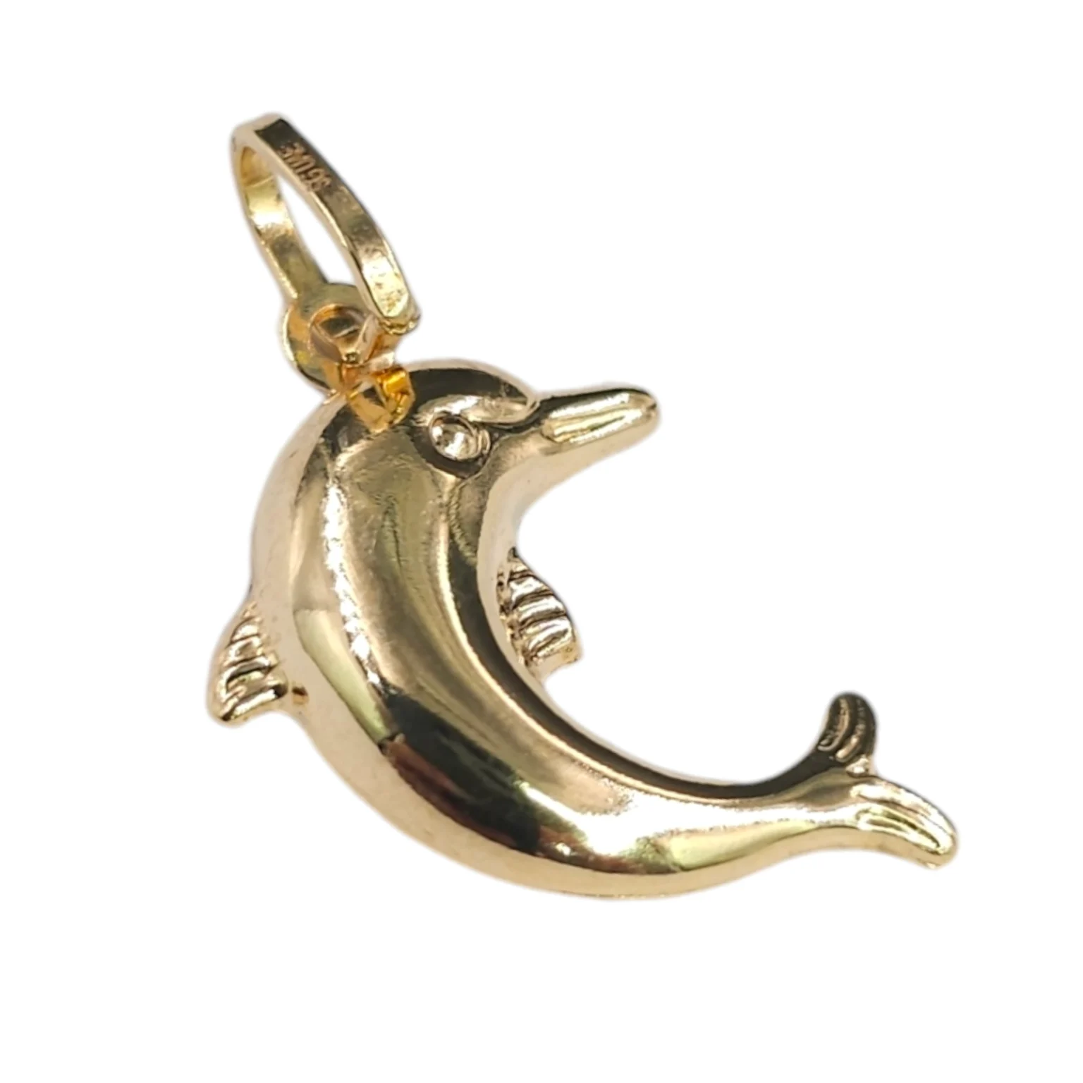 Brass Dolphin Charm
