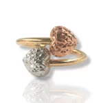 Two Tone Heart Ring