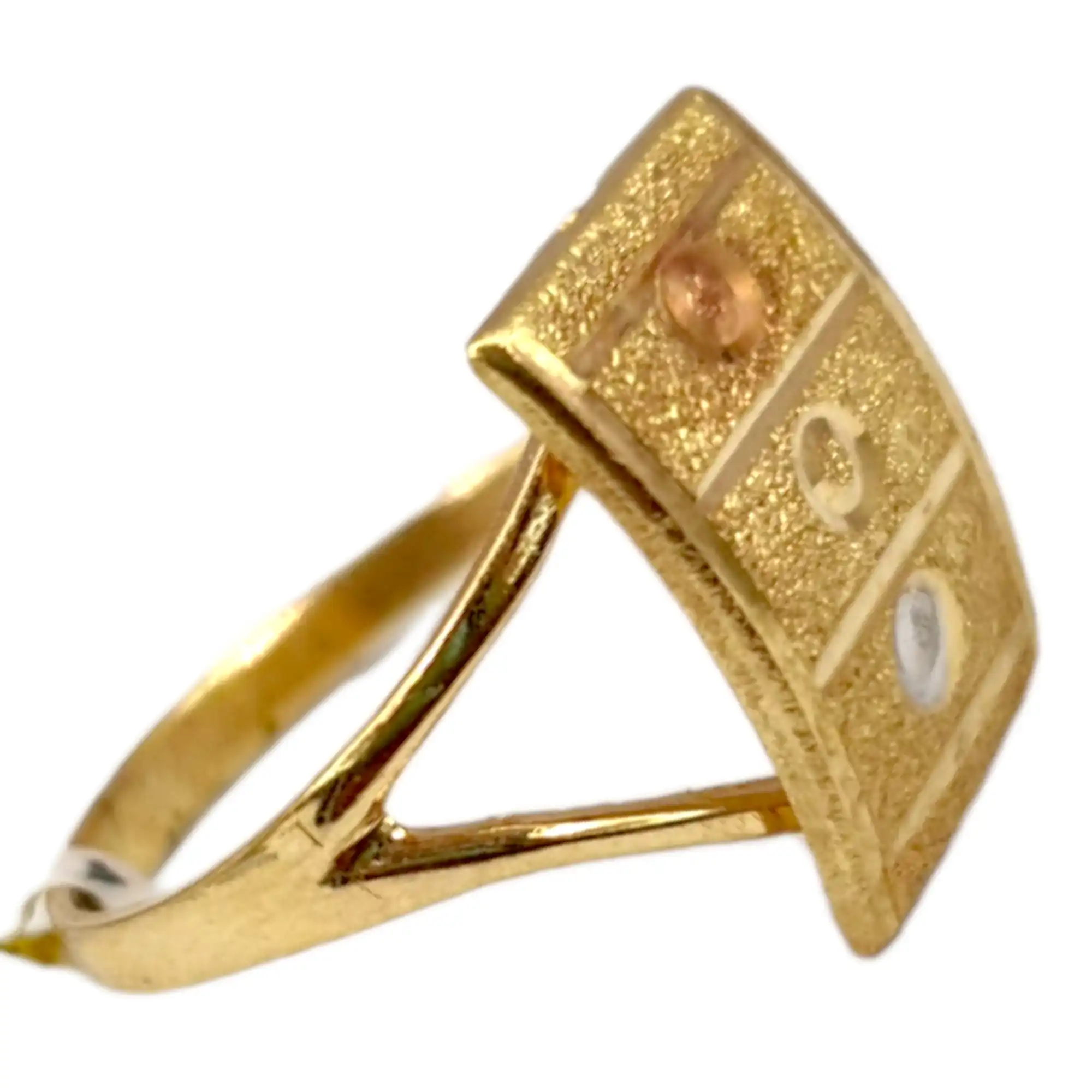 Square Gold Ring