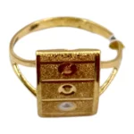 Square Gold Ring