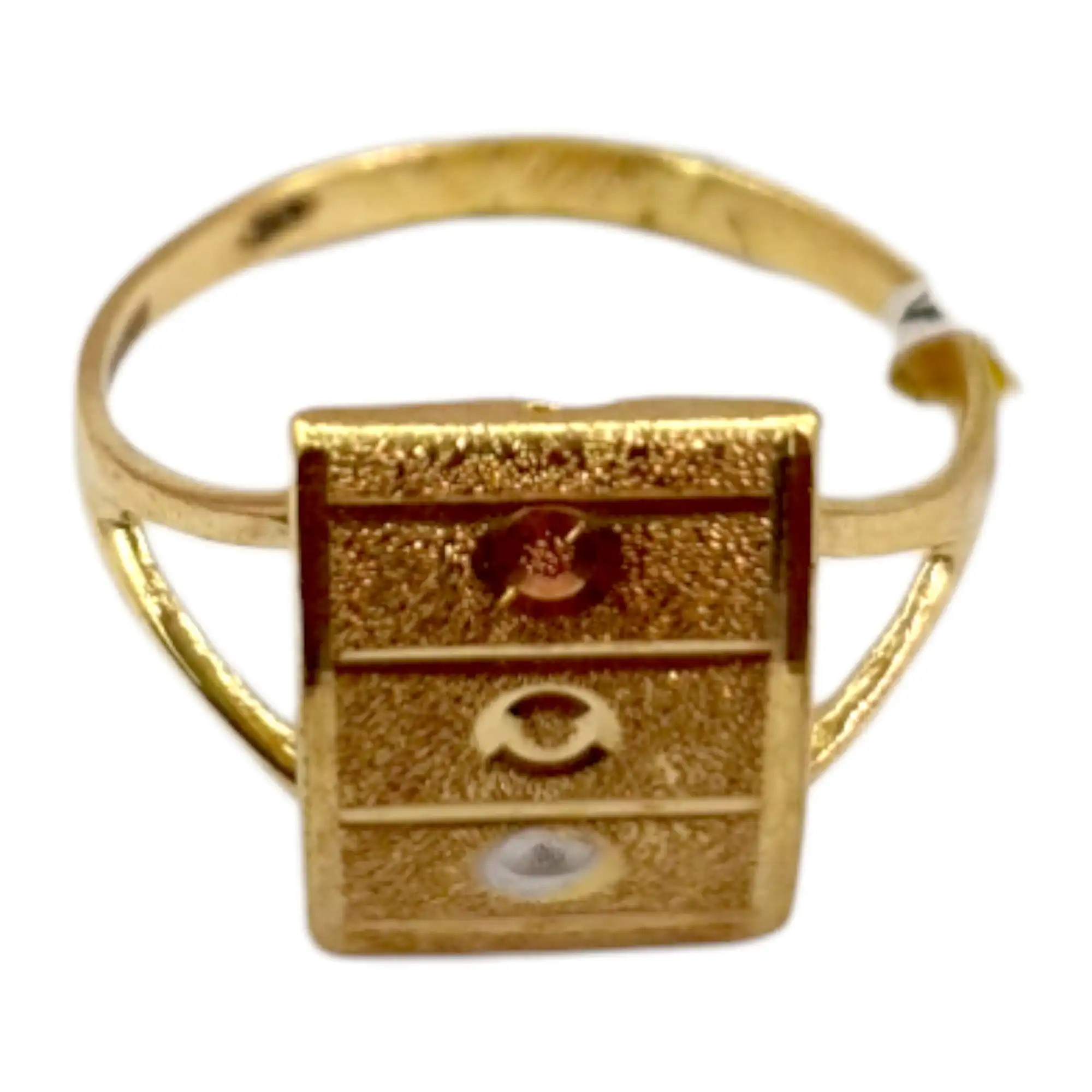 Square Gold Ring