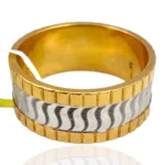 Two Tone Band Ring