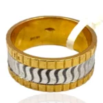 Two Tone Band Ring