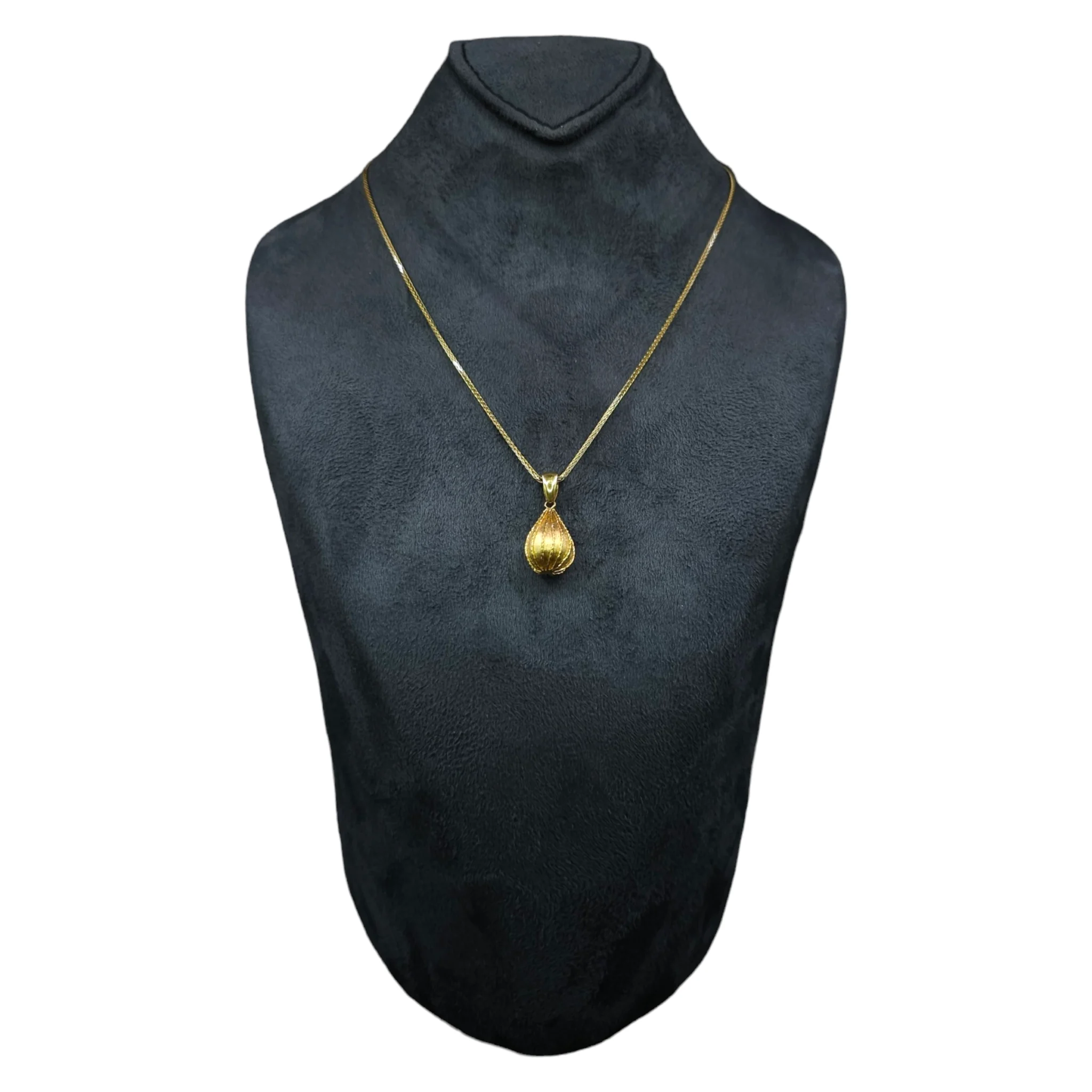 Pear Shaped Golden Charm