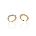 Oval Creole Earrings