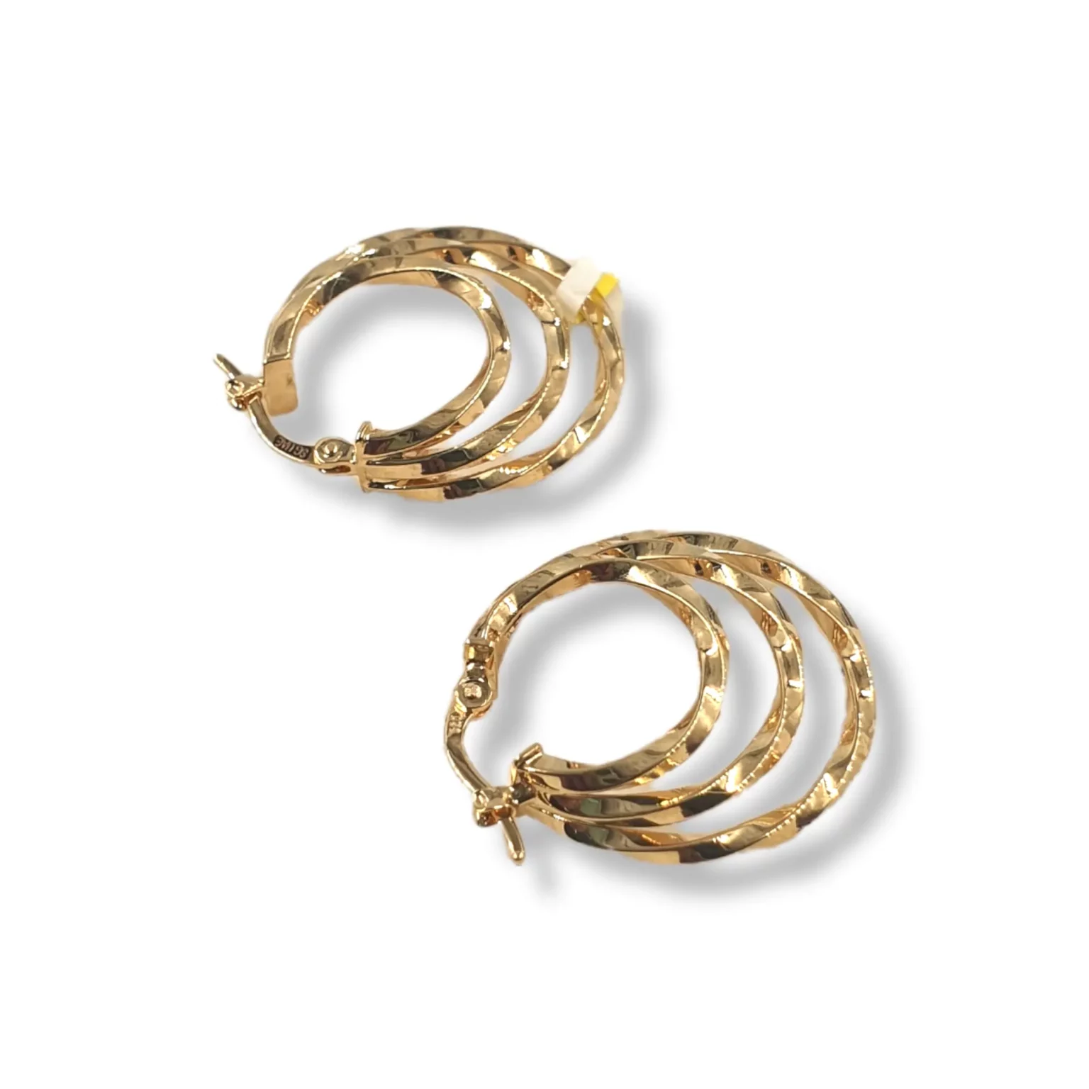 Twist Round Earrings