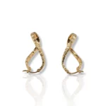 Twisted 8 Marquise Cut Earrings