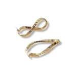 Twisted 8 Marquise Cut Earrings
