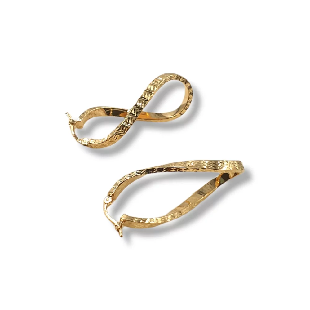 Twisted 8 Marquise Cut Earrings - Image 2