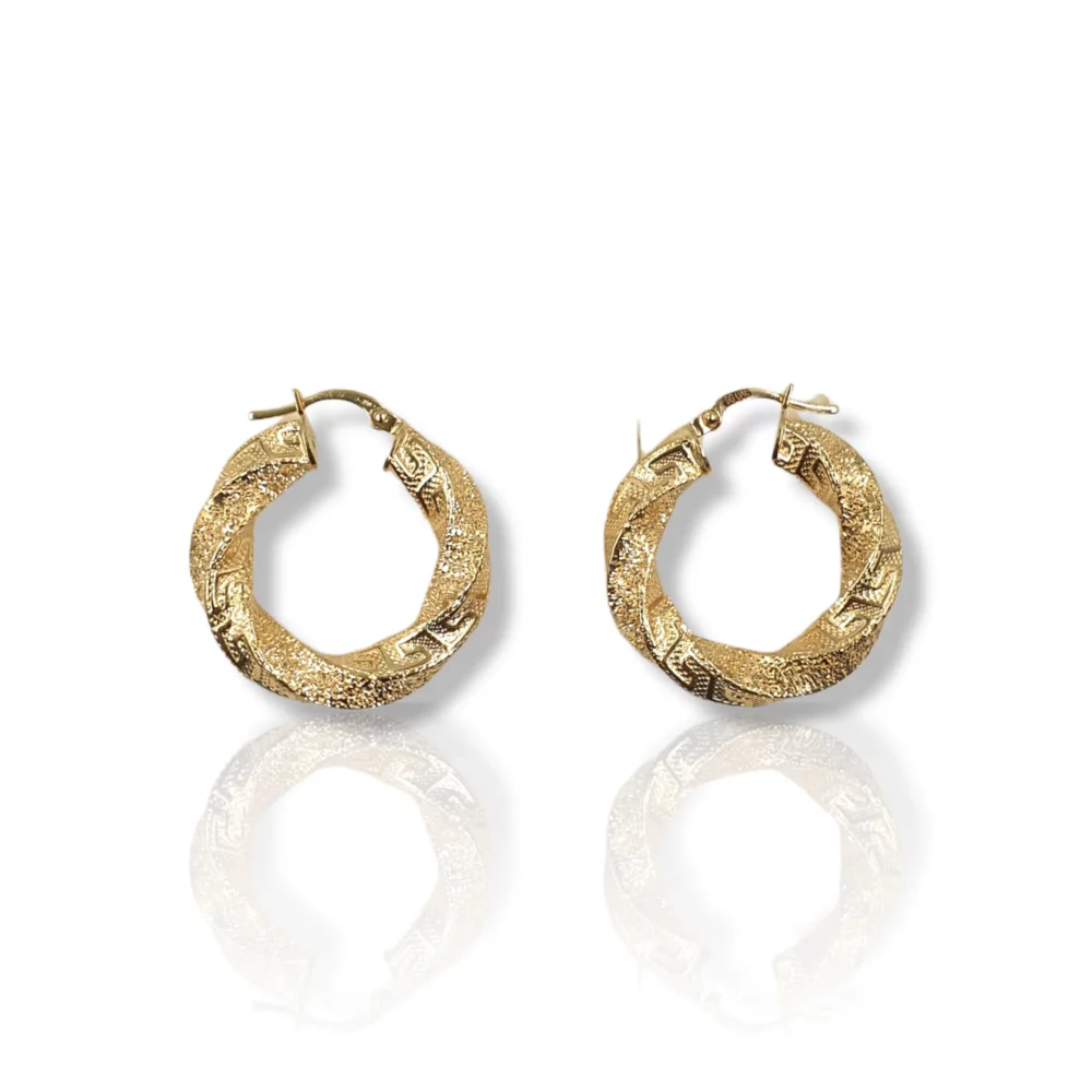 Dappled Twist Earrings