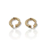 Frosted Twistwd Earrinngs