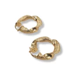 Frosted Twisted Earrings