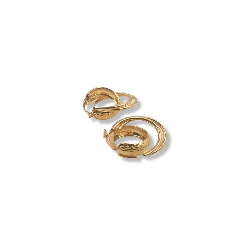 Gold Loop Earrings