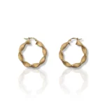 Twist Round Earrings