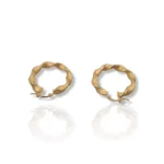 Twist Round Earrings