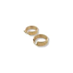Round Texture Earrings