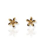 Pear Flower Earrings