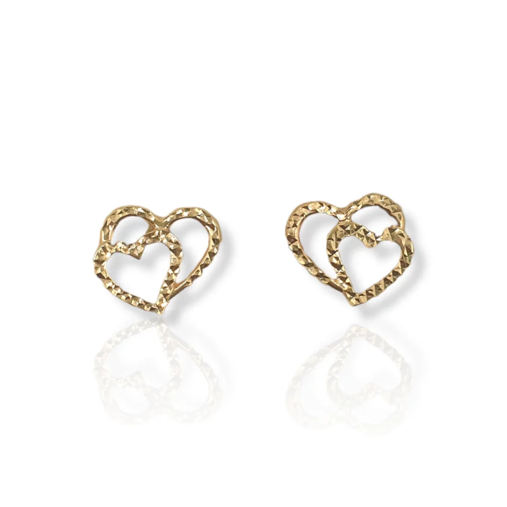 Double Heart Earrings