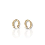 Oval Met Earrings