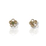 Flower Heart Earrings