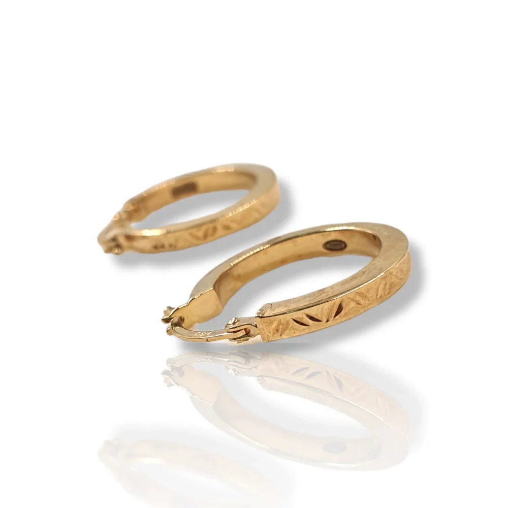 Marquise Cut Round Earrings