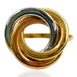 Three Color Twist Ring