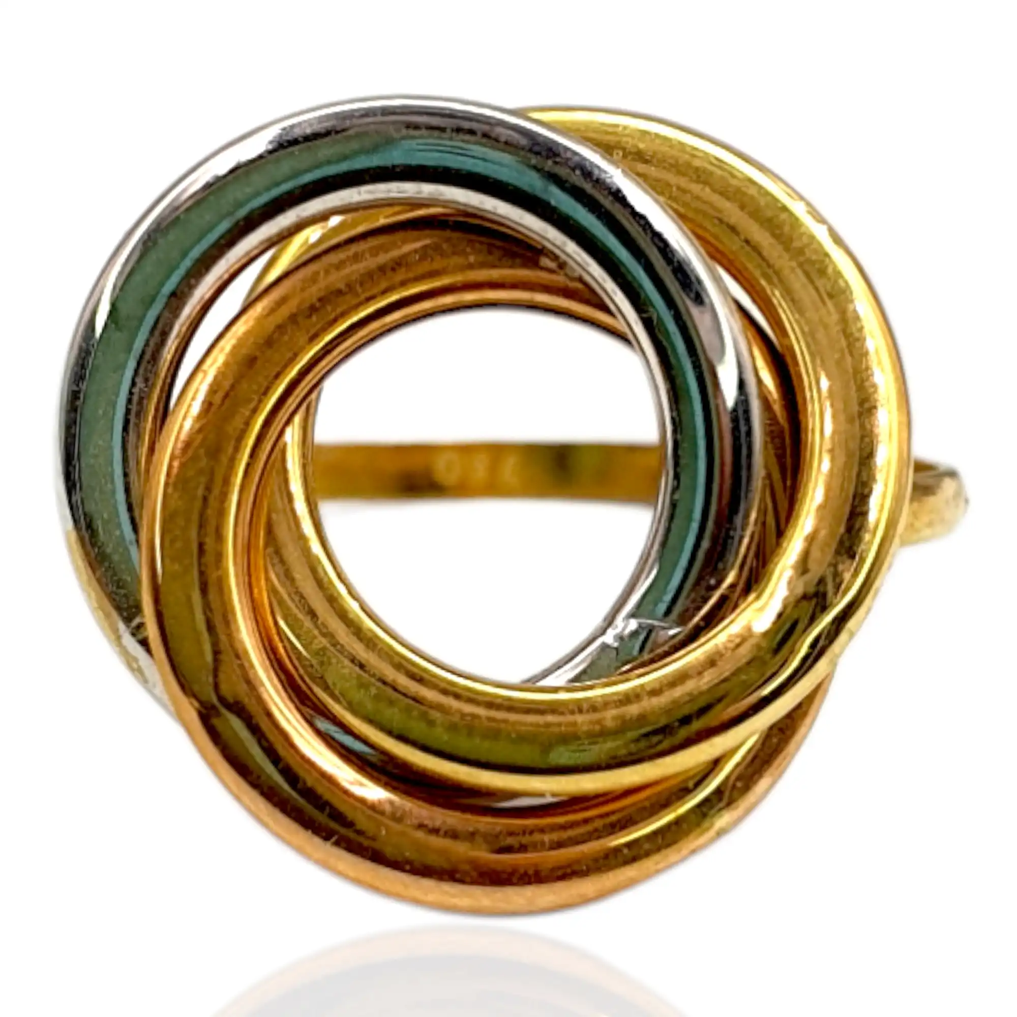 Three Color Twist Ring