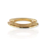 Oval Raffia Mirror Bracelet