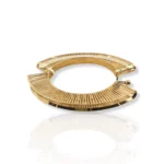Oval Raffia Mirror Bracelet