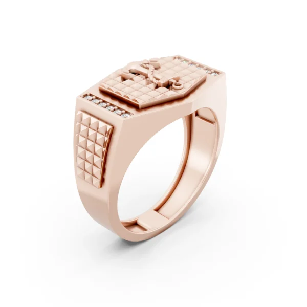 Mens Sailor Anchor Ring