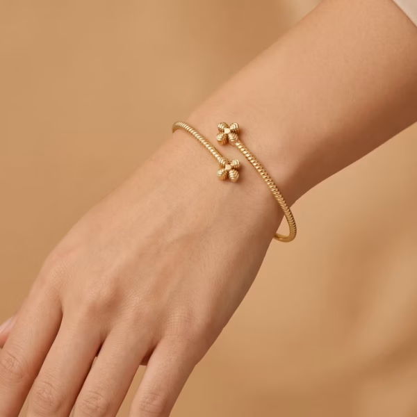 Gold Flower Bracelet