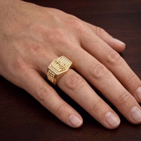 Mens Sailor Anchor Ring