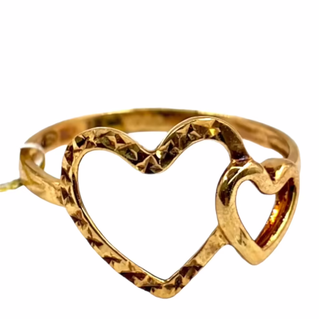 Duo Heart Ring