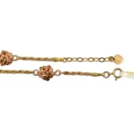 Box Flower Charm Bracelet