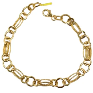 Oval Round Chain Bracelet