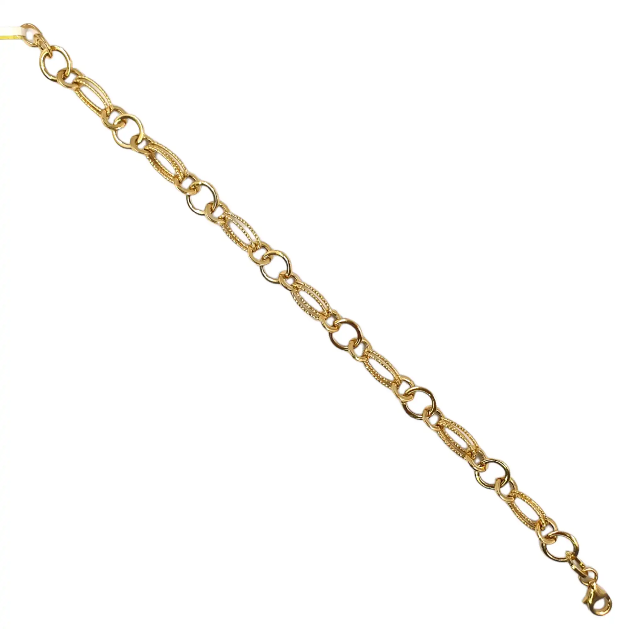 Oval Round Chain Bracelet