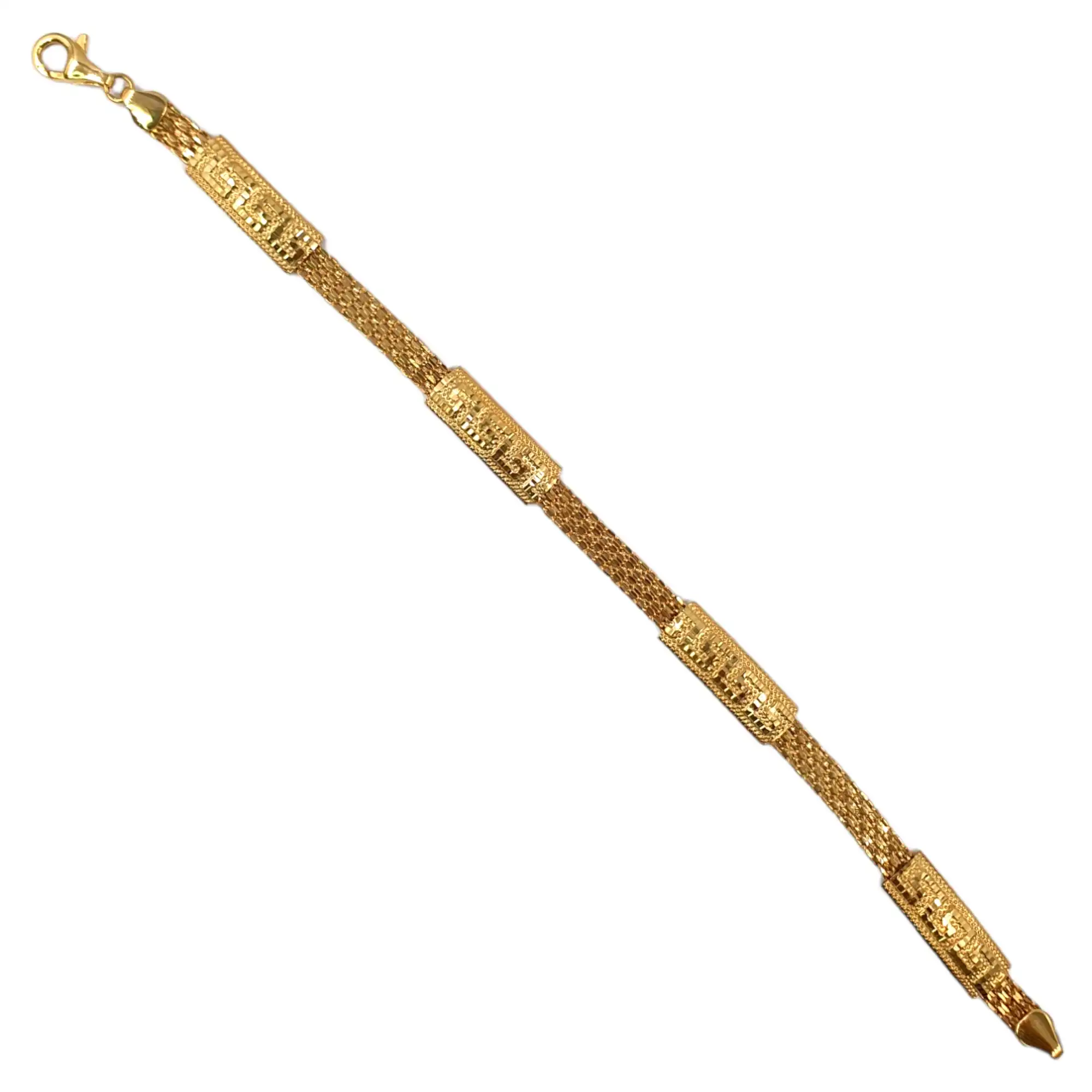 Versace Style Gold Bracelet