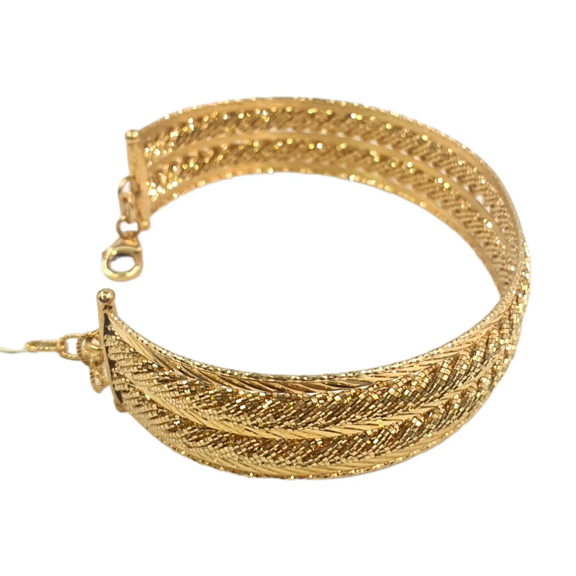 Solid Snake Cut Bracelet