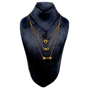 Heart Infinity Labradorite Necklace