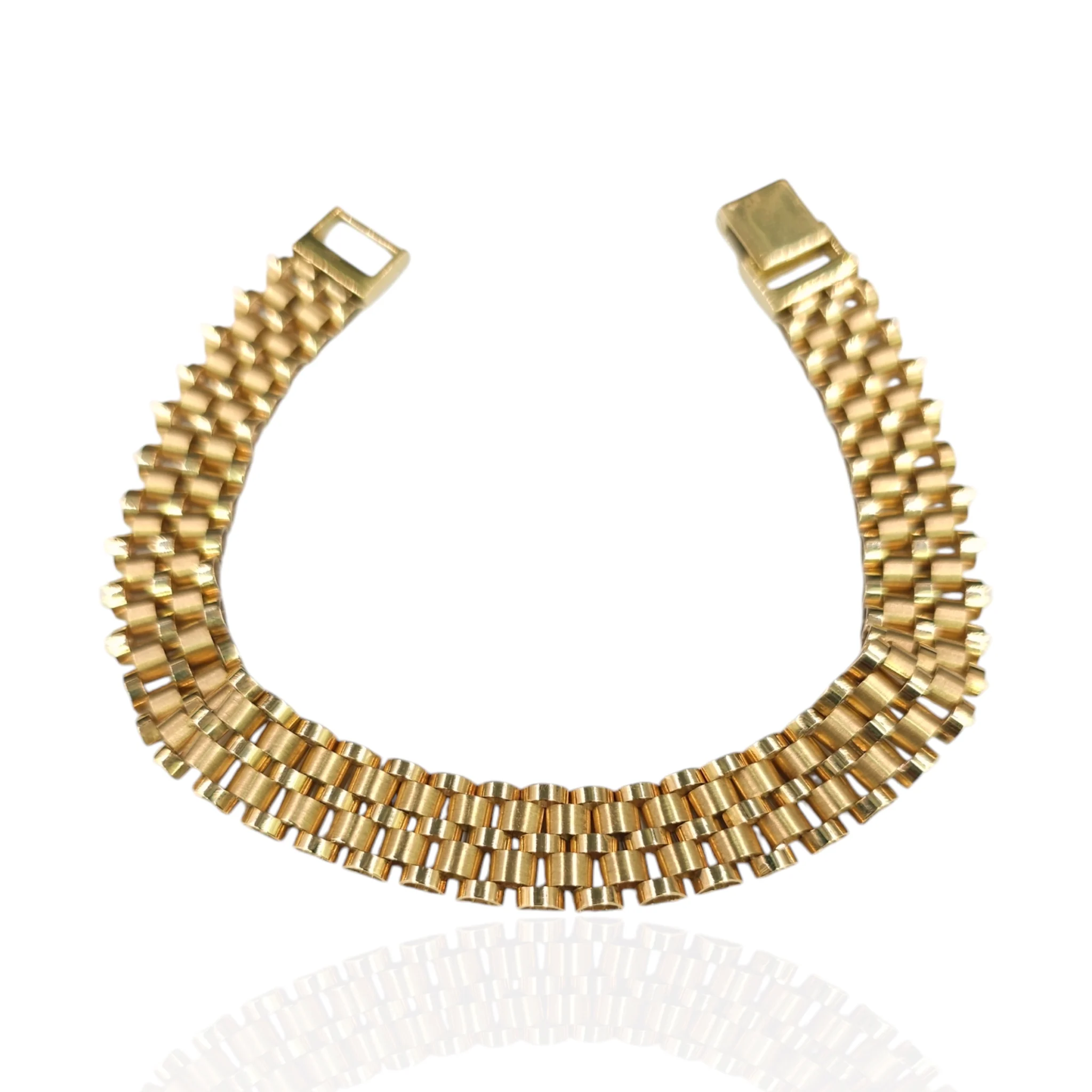 Gold Rolex Band Bracelet