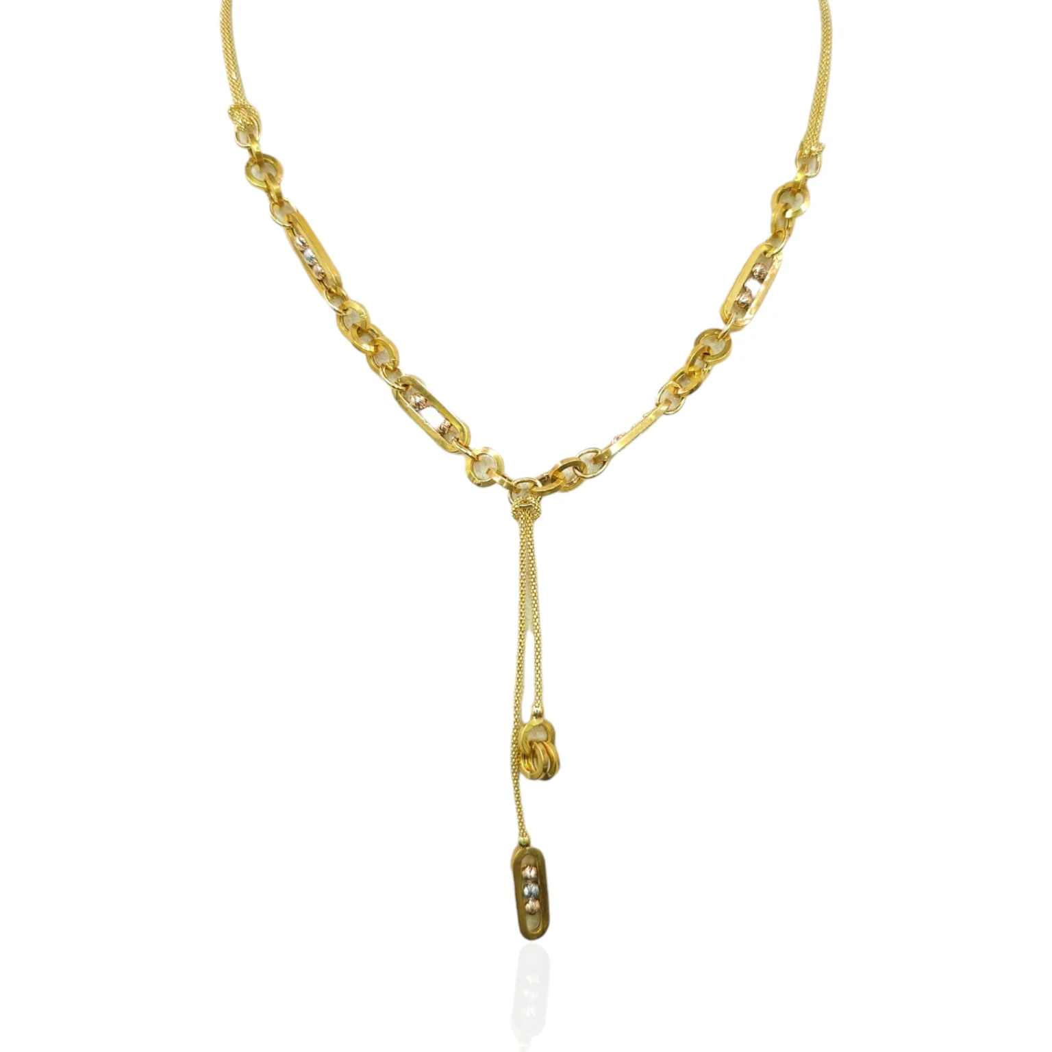 3Tone Fancy Necklace