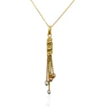 3 Tone Pendant Necklace