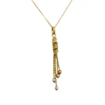 3 Tone Pendant Necklace