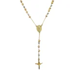 3 Tone Rosary Necklace