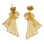 Mesh Flower Earrings